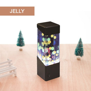 Drop Colorful Jellyfish Tank Aquarium Style LED Lamp Luminaria lamp Lava Lamp Led Night Light