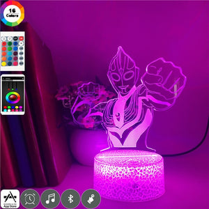 3d 7 Colors Night Lights Japanese Anime lamp Haikyuu Volleyball Boy Character Image Popular Led Table Lamp Smart Phone Control