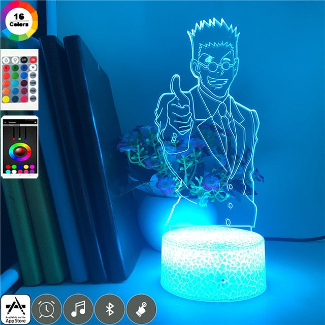 3d 7 Colors Night Lights Japanese Anime lamp Haikyuu Volleyball Boy Character Image Popular Led Table Lamp Smart Phone Control