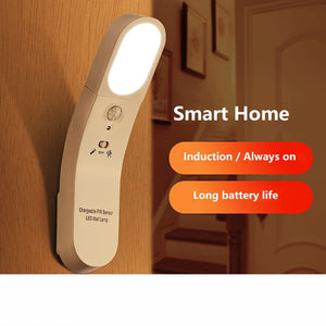 Smart Home Usb Body Sense Night Light Wall Lamp Stairs Led Light Sconce Wall Lights Lamp Led Stairs Light Wall Lamps